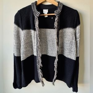 Chico’s Fringe Cardigan